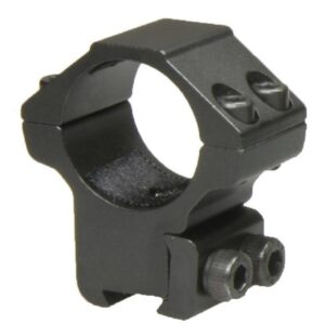 Montážne krúžky d=25,4 mm, Štandard (Výška=14mm, pre 11mm rybinu, Stop-Pin, hliník)