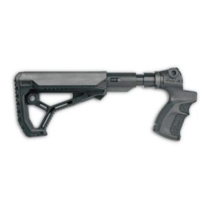 Pažba FabDefense na Mossberg 500 s absorbérom spätného rázu, čierna