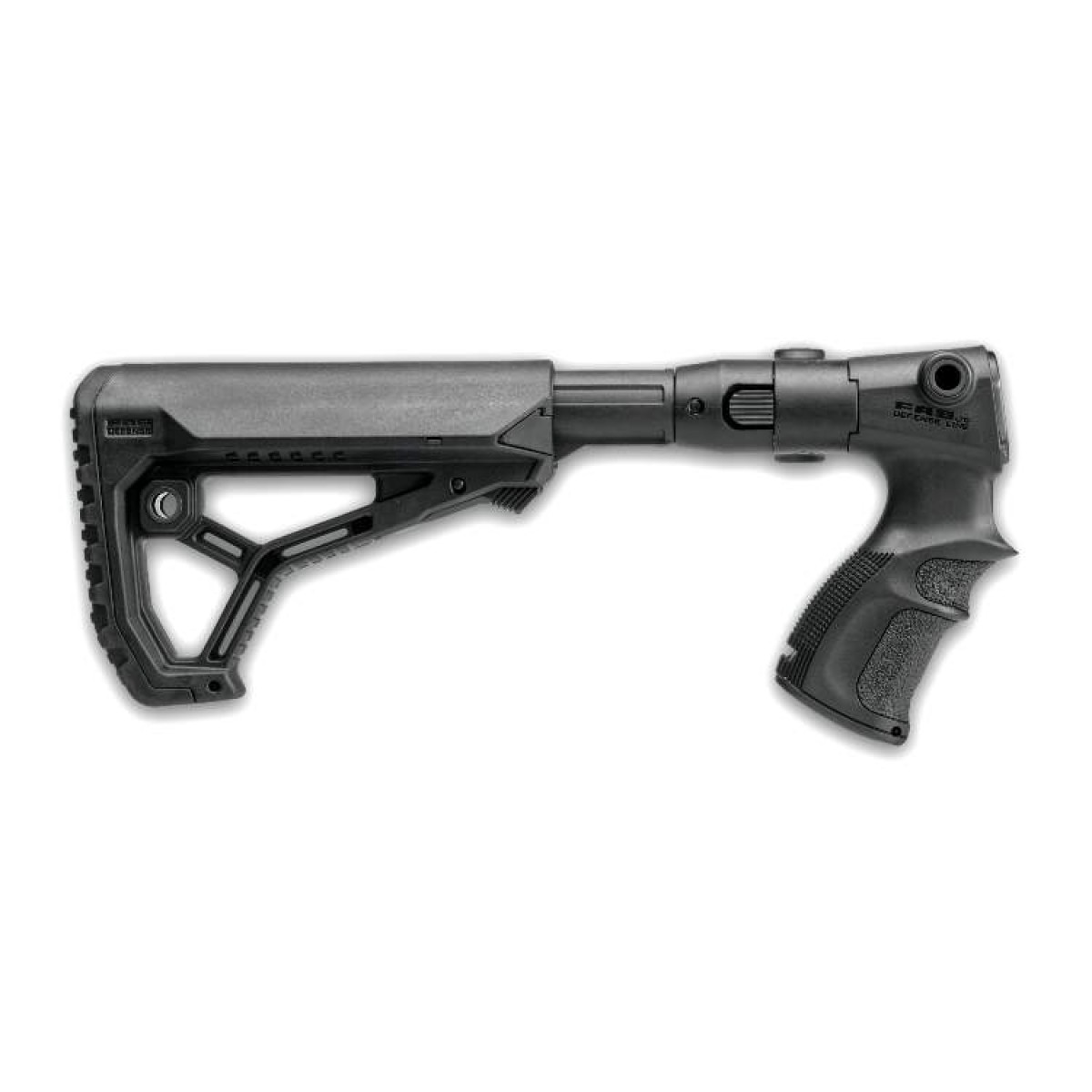 Sklopná pažba AGRF 870 FK s pištoľovou rukoväťou pre brokovnice Remington 870, čierna