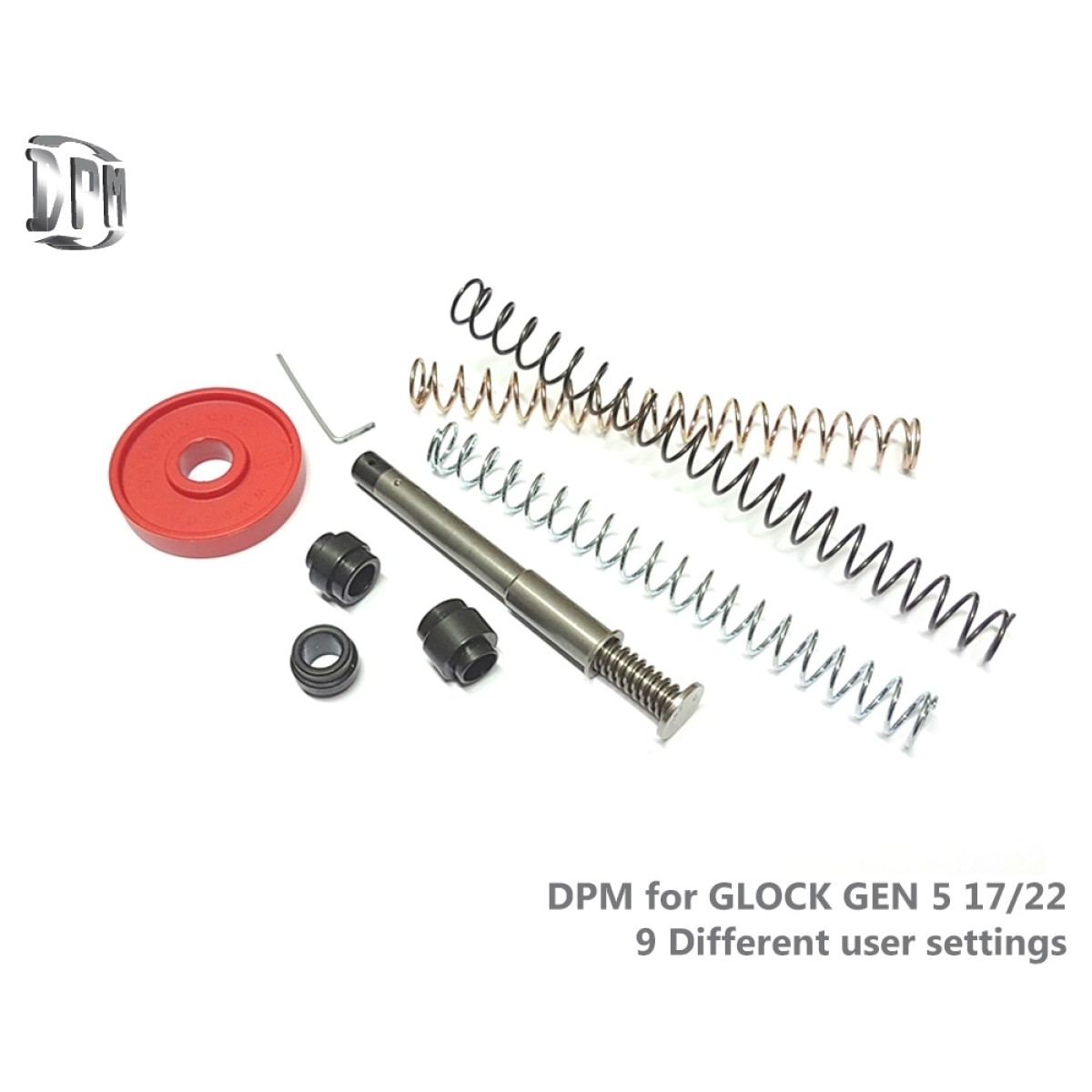 DPM MRS-A pružiny pre glock 17-22-31-34-35-37 Gen5 – Obrázok 2