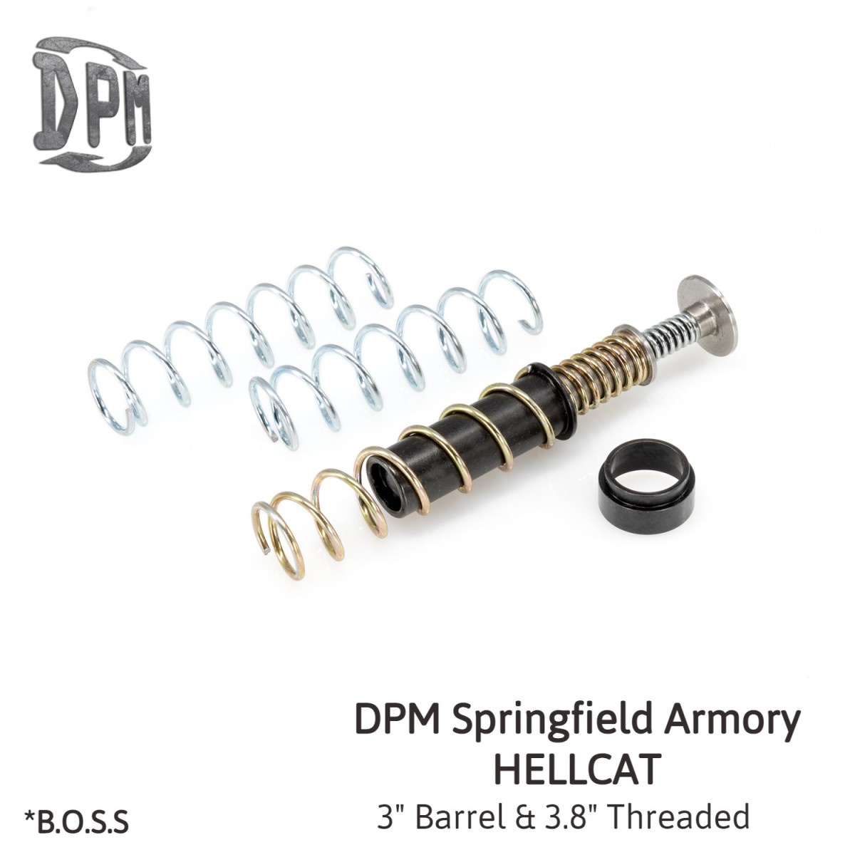 DPM pružiny pre Hellcat 3" & Threaded 3.8" Barrel – Obrázok 2