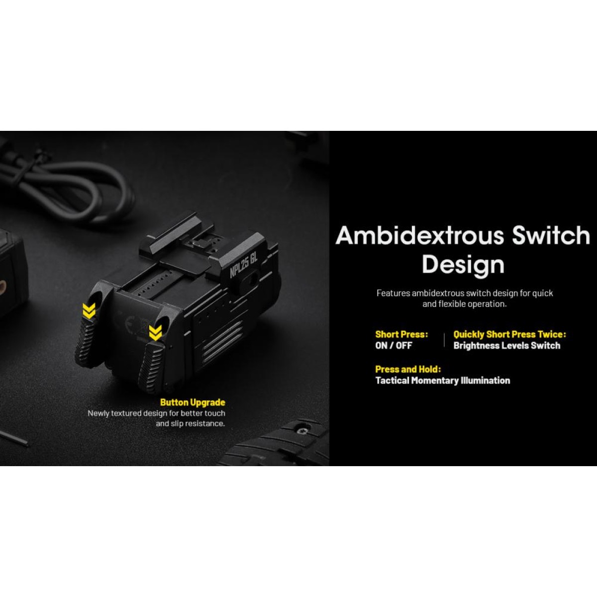 Svietidlo NITECORE NPL25 GL + laser – Obrázok 7