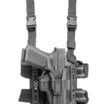 Taktické stehenné puzdro FAB Defense Scorpus MTR pre Glock 17/19 (L2) Čierne